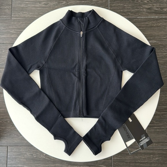 Oh Polly BO+TEE Consistent Zip Up Jacket in Black XS - Picture 2 of 16